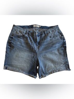 Torrid Cut Off Rolled Cuff Denim Shorts Plus Size 22